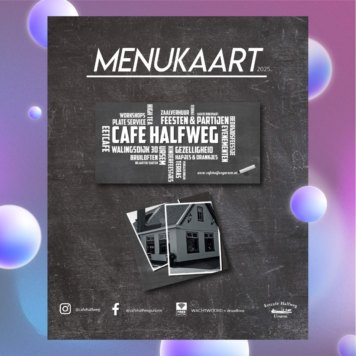 menkaart eetcafe halfweg in ursem