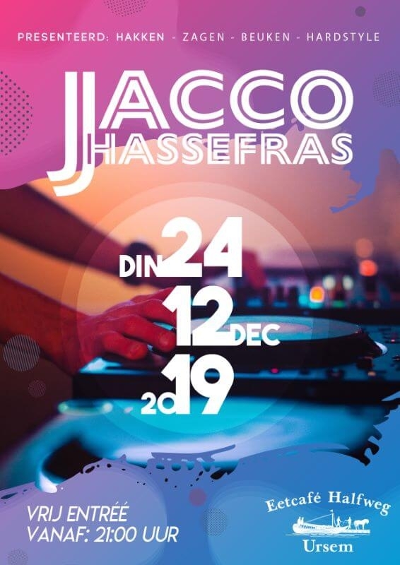 Jacco HAssefras Hardstyle Dj in Ursem