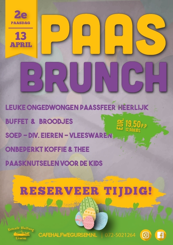 Paasbrunch 2020 cafehalfweg ursem